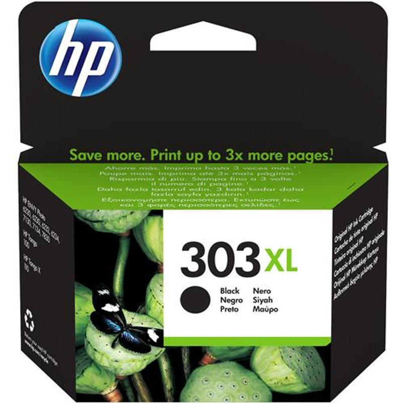 HP T6N04AE/303XL Printhead cartridge black high-capacity. 600 pages IS