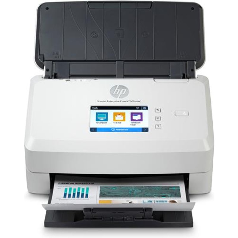 HP ScanJet Enterprise Flow N7000 snw1 Sheet-fed scanner 600 x 600 DPI A4 White
