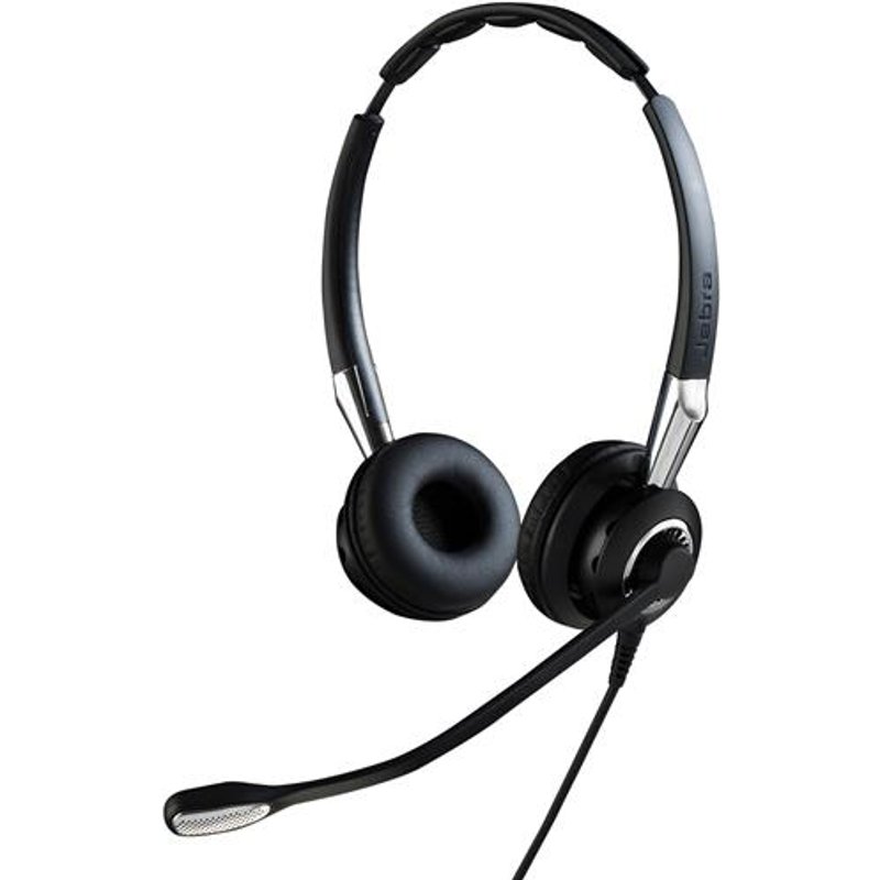 Jabra BIZ 2400 II Duo. Product type: Headset. Connectivity technology: Wired. Recommended usage: Office/Call center. Weight: 77 g