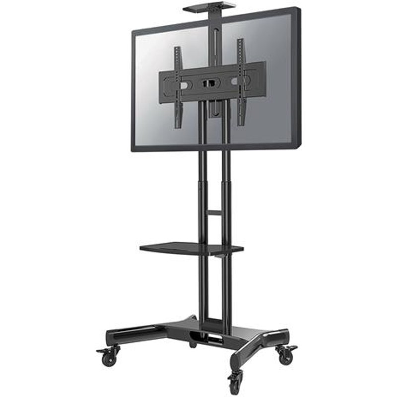 Neomounts NM-M1700BLACK TV trolley 32-75" Black Fixed floor stand Steel 50 kg 81.3 cm (32") 190.5 cm (75")