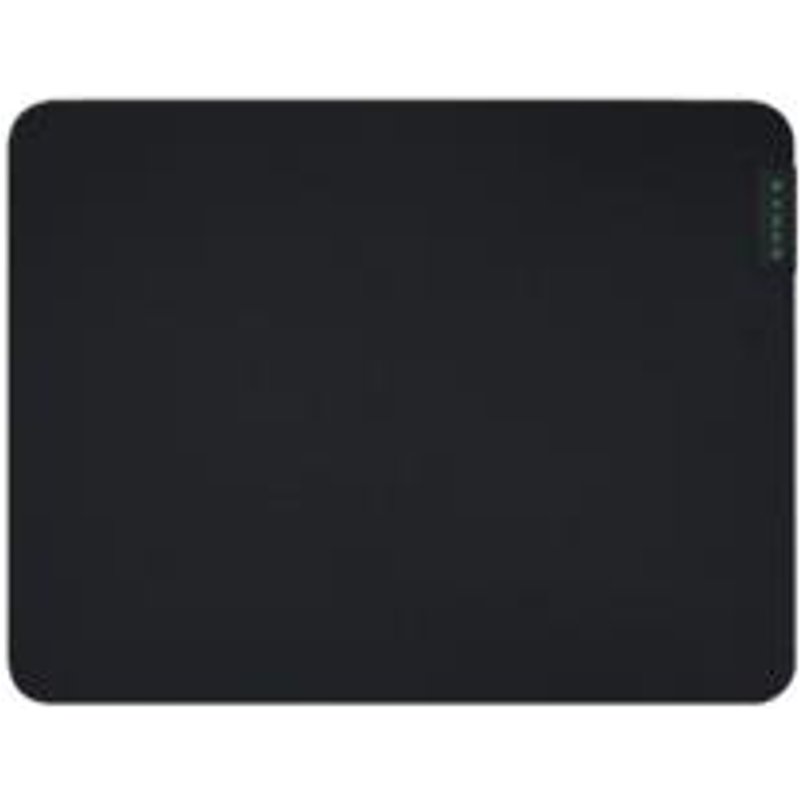 Razer Gigantus V2 - Medium. Width: 360 mm Depth: 275 mm. Product colour: Black Green Surface coloration: Monochromatic Material: Rubber Anti-wrap edges Non-slip base Anti-static coating Gaming mouse pad