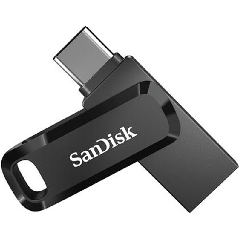 SanDisk Ultra Dual Drive USB flash drive 128 GB USB Type-A / USB Type-C 3.2 Gen 1 (3.1 Gen 1) Black, Silver
