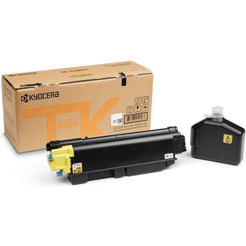 KYOCERA TK-5280Y. Colour toner page yield: 11000 pages Printing colours: Yellow Quantity per pack: 1 pc(s)