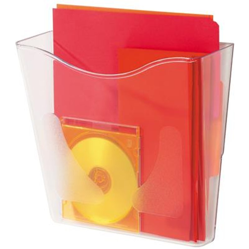 Deflecto Literature Wall Pocket A4 Portrait Clear - Cp078ytcry