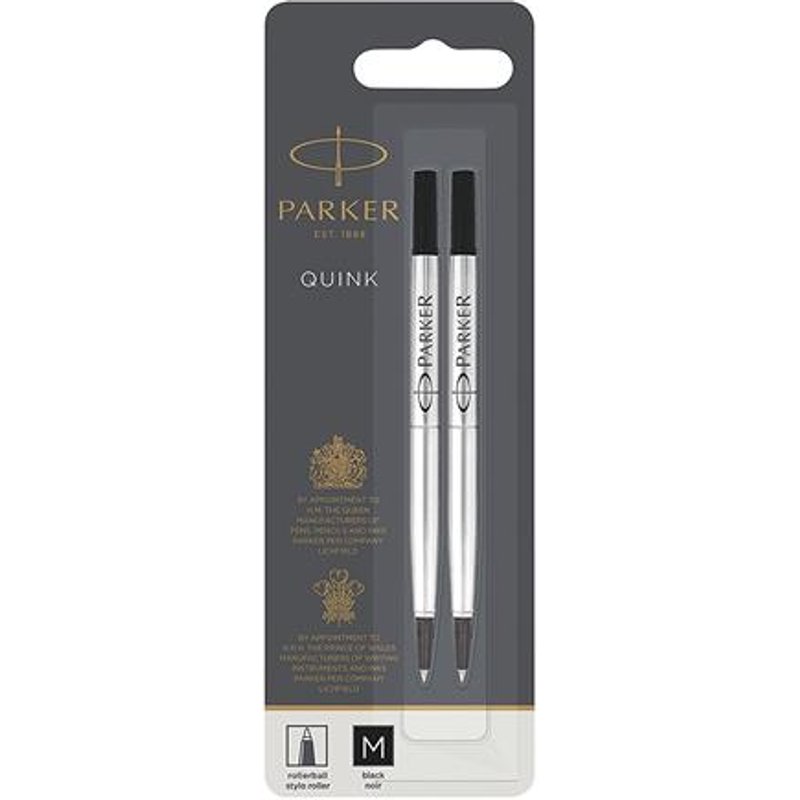 Parker 1950325 pen refill Medium Black 2 pc(s)