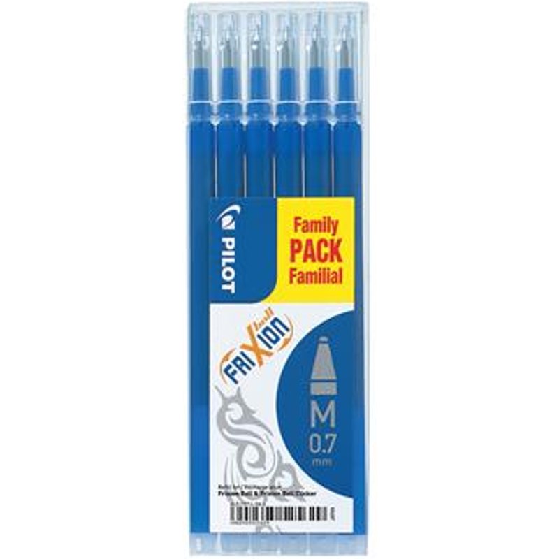 Pilot FriXion Ball Medium Blue 6 pc(s)