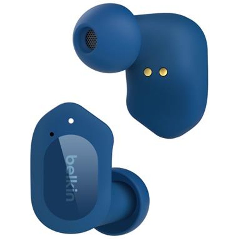 Belkin SOUNDFORM Play. Product type: Headset. Connectivity technology: True Wireless Stereo (TWS) Bluetooth Wireless range: 10 m. Product colour: Blue