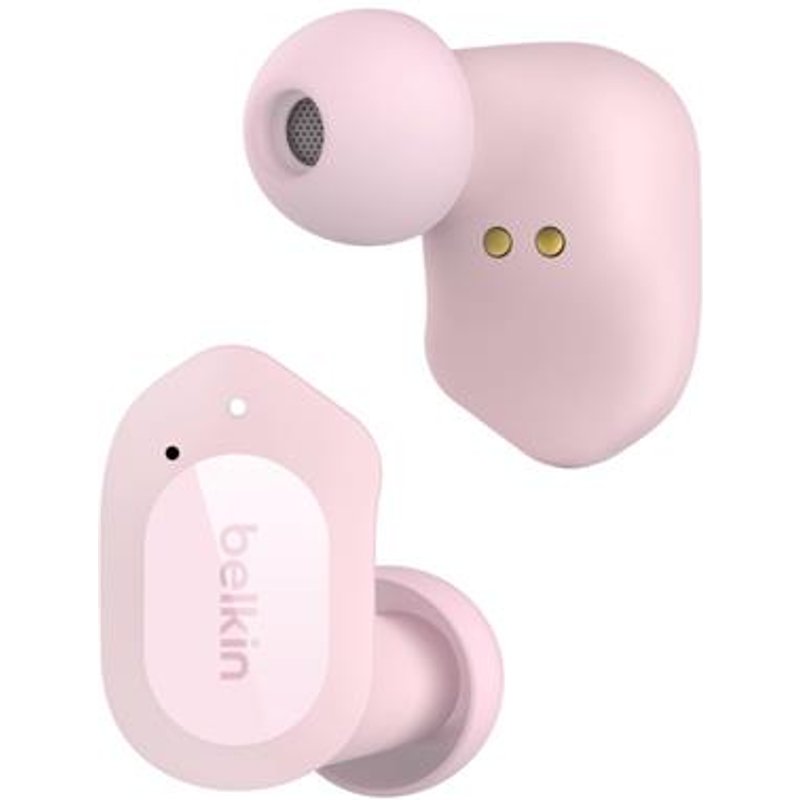 Belkin SOUNDFORM Play. Product type: Headset. Connectivity technology: True Wireless Stereo (TWS) Bluetooth Wireless range: 10 m. Product colour: Pink