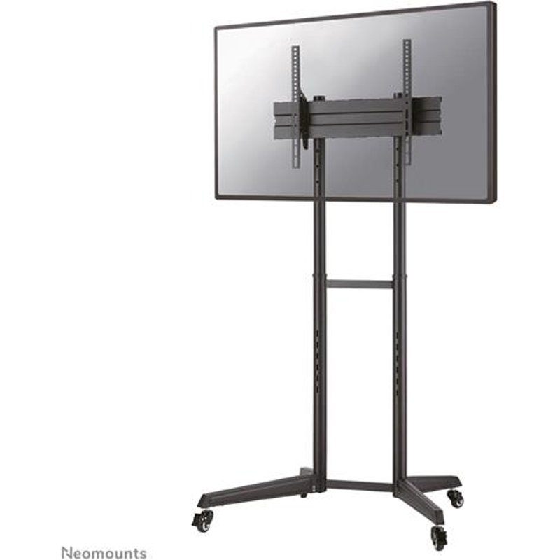 Neomounts FL50-540BL1 TV trolley 37-70" Black Portable floor stand Steel 50 kg 94 cm (37") 177.8 cm (70")