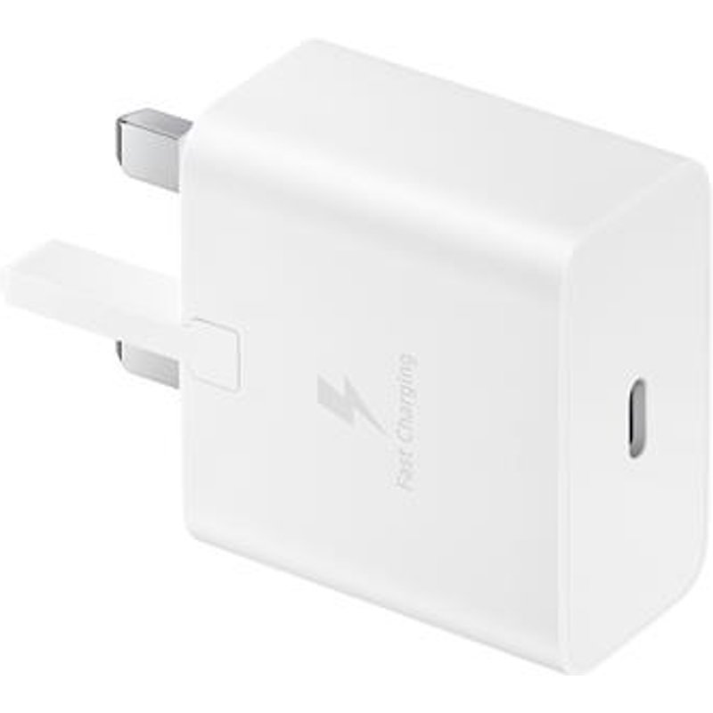 Samsung 15W Adaptive Fast Charger (with C to C Cable) Smartphone White USB Fast charging Indoor