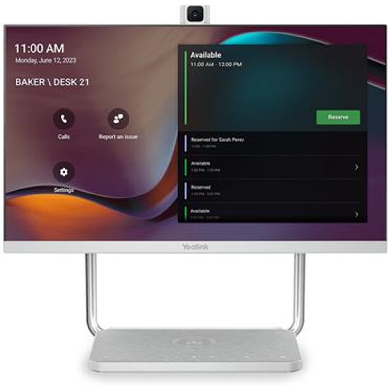 Yealink DeskVision A24. Display diagonal: 60.5 cm (23.8") Display resolution: 1920 x 1080 pixels HD type: Full HD. Camera HD type: Full HD. RMS rated power: 6 W. Product colour: Silver. Operating system installed: Android 10