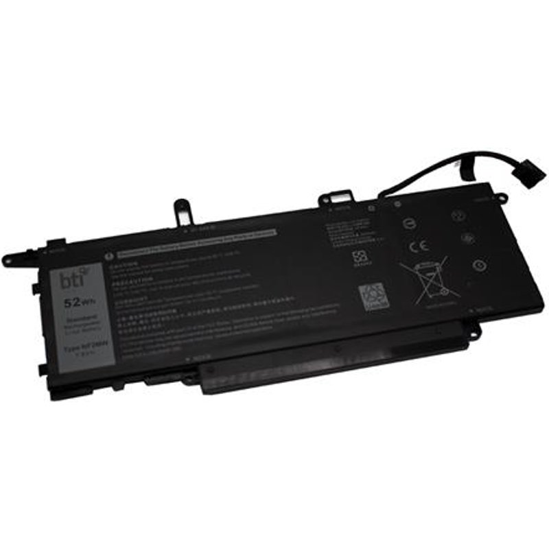 BTI 52Wh 4 cell 41M98 compatible battery for DELL LATITUDE 9410 2-IN-1 LATITUDE 7400 2-IN-1 6500 mAh 52 Wh Lithium-Ion (Li-Ion) 7.6 V Black 1 pc(s)