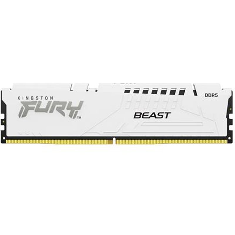 Kingston Technology FURY Beast 32GB 5600MT/s DDR5 CL36 DIMM (Kit of 2) White EXPO. Component for: PC Internal memory: 32 GB Memory layout (modules x size): 2 x 16 GB Internal memory type: DDR5 Memory form factor: 288-pin DIMM CAS latency: 36