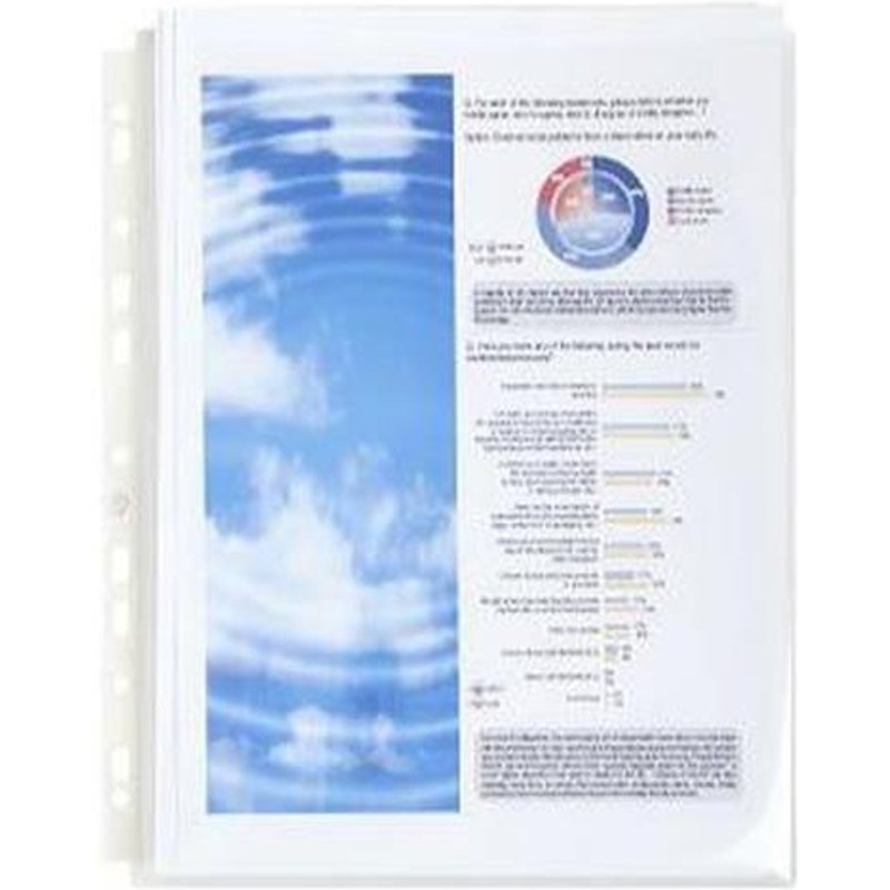 Exacompta 5507E sheet protector 210 x 297 mm (A4) Polypropylene (PP) 10 pc(s)