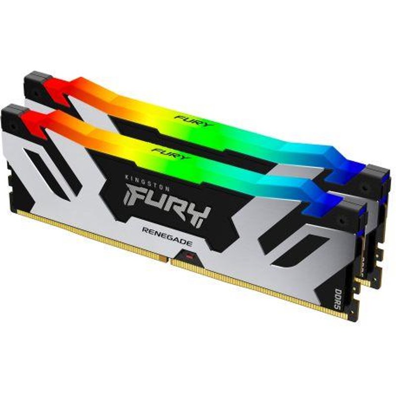 Kingston Technology FURY 64GB 6400MT/s DDR5 CL32 DIMM (Kit of 2) Renegade RGB XMP