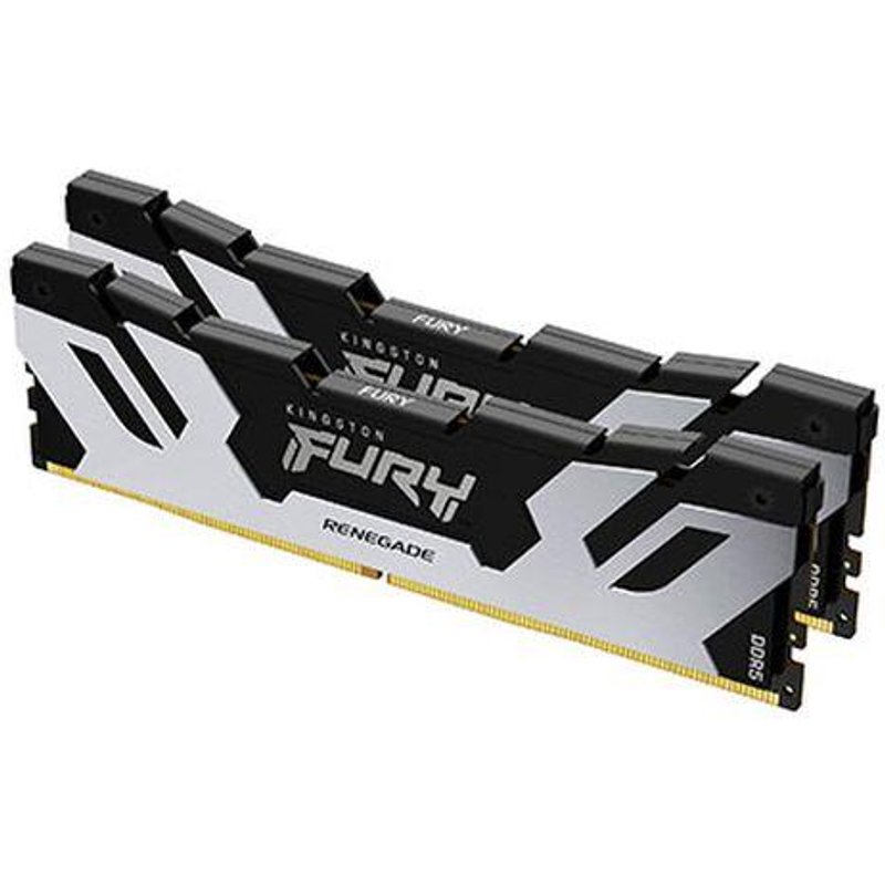 Kingston Technology FURY 64GB 6400MT/s DDR5 CL32 DIMM (Kit of 2) Renegade Silver XMP