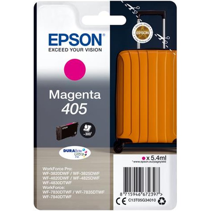 Epson C13T05G34010/405 Ink cartridge magenta. 300 pages 5.4ml for Epso