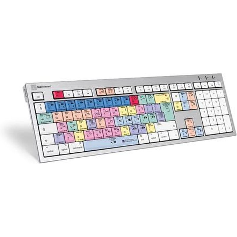 Logickeyboard LKB-PPROCC-CWMU-UK keyboard Office USB QWERTY English White