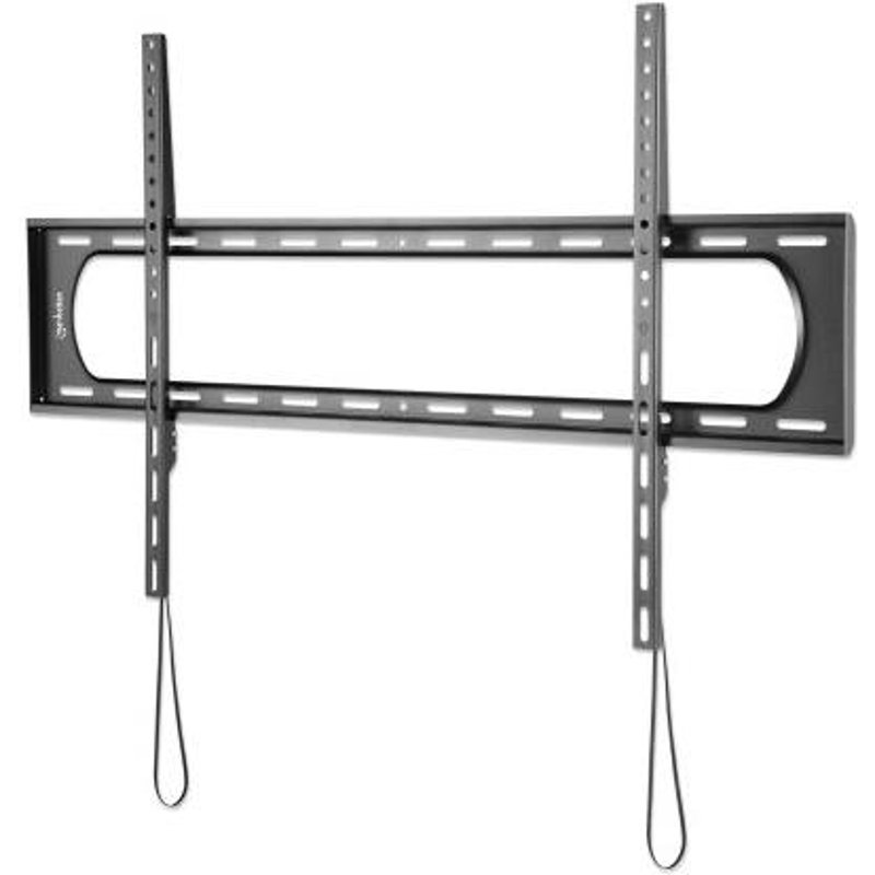 Manhattan Wall Mount for TV & Monitors (Fixed Low Profile), For screens: 60" to 120", VESA compatability: all between 50x50 to 900x600mm - check the dimensions of the four mounting holes on back of screen to ensure it fits, Max 120kg, Black, LFD, Bracket