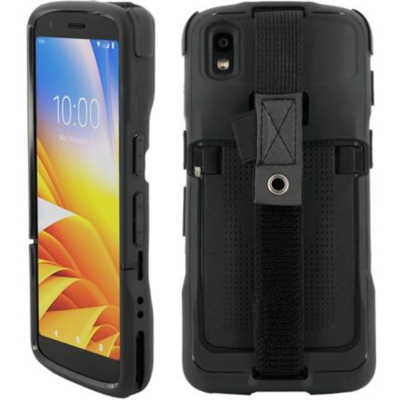 Mobilis 052057. Case type: Cover Brand compatibility: Zebra Compatibility: TC22 - TC27 Maximum screen size: 15.2 cm (6") Surface coloration: Monochromatic Product colour: Black