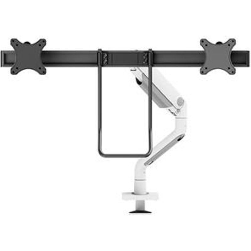 Neomounts DS75S-950WH2 Monitor arm 17-32" - gas spring - Topfix - 180-stop Clamp/Grommet 8 kg 43.2 cm (17") 81.3 cm (32") 100 x 100 mm White