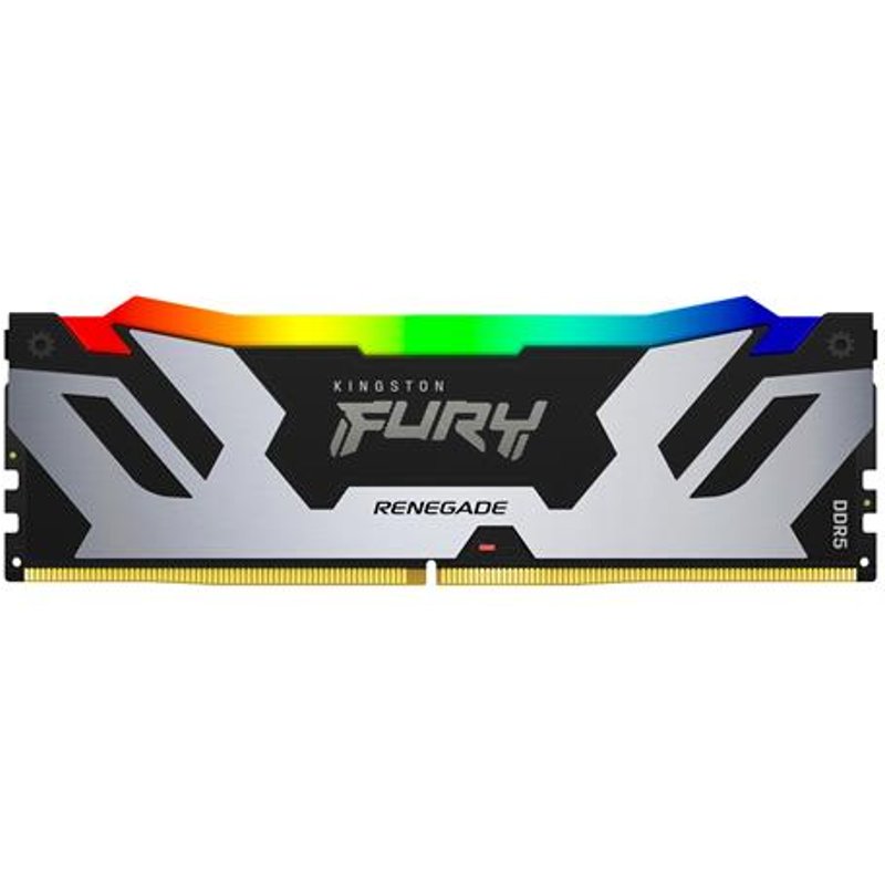 Kingston Technology FURY 24GB 7200MT/s DDR5 CL38 DIMM Renegade RGB XMP. Component for: PC Internal memory: 24 GB Memory layout (modules x size): 1 x 24 GB Internal memory type: DDR5 Memory form factor: 288-pin DIMM CAS latency: 38