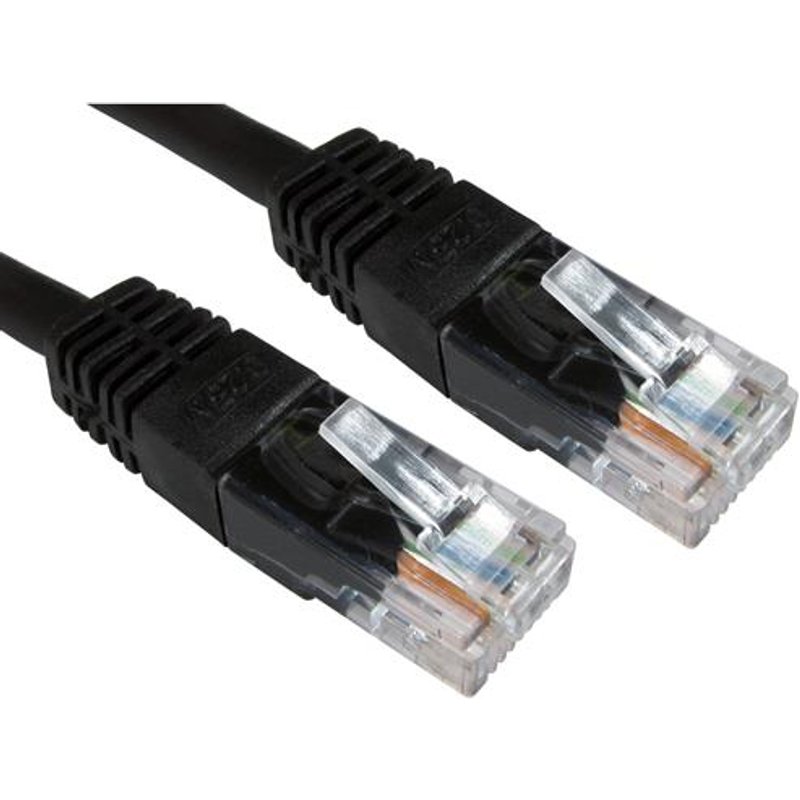 Cables Direct ERT-610K. Cable length: 10 m Cable standard: Cat6 Cable shielding: U/UTP (UTP) Connector 1: RJ-45 Connector 2: RJ-45 Product colour: Black