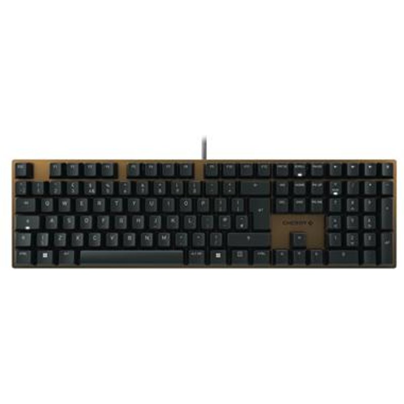 CHERRY KC 200 MX Full-size (100%) Wired USB Mechanical QWERTY Black Bronze