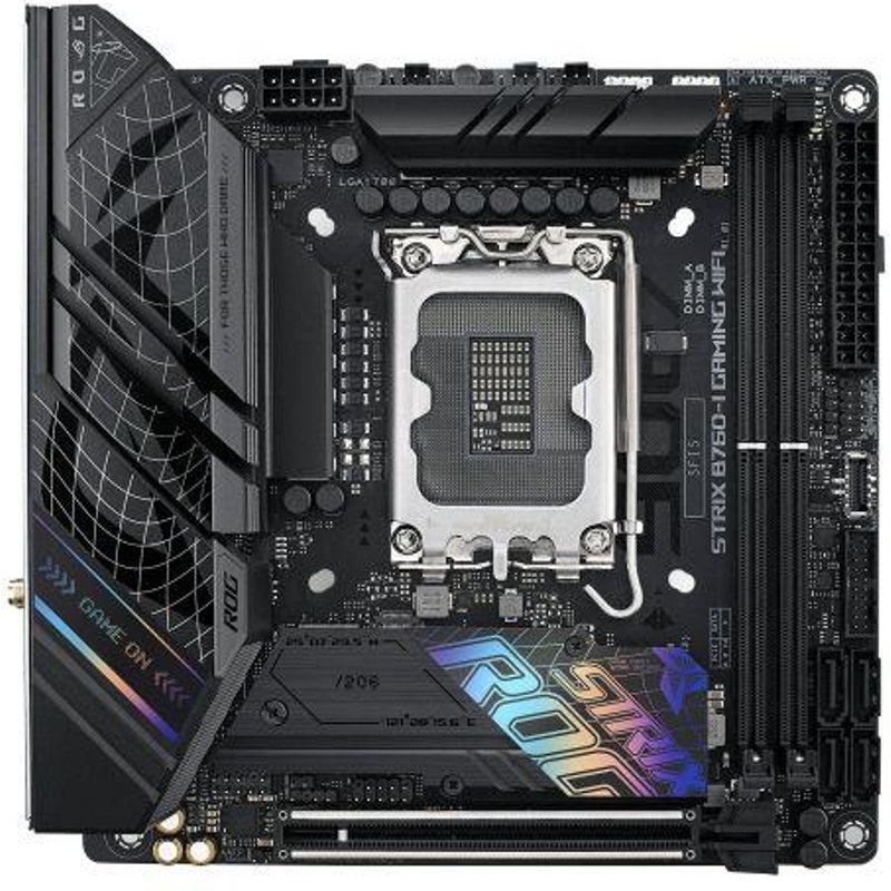 ASUS ROG STRIX B760-I GAMING WIFI Intel LGA 1700 Intel Celeron Intel Core i3 Intel Core i5 Intel Core i7 Intel Core i9... LGA 1700 DDR5-SDRAM 96 GB