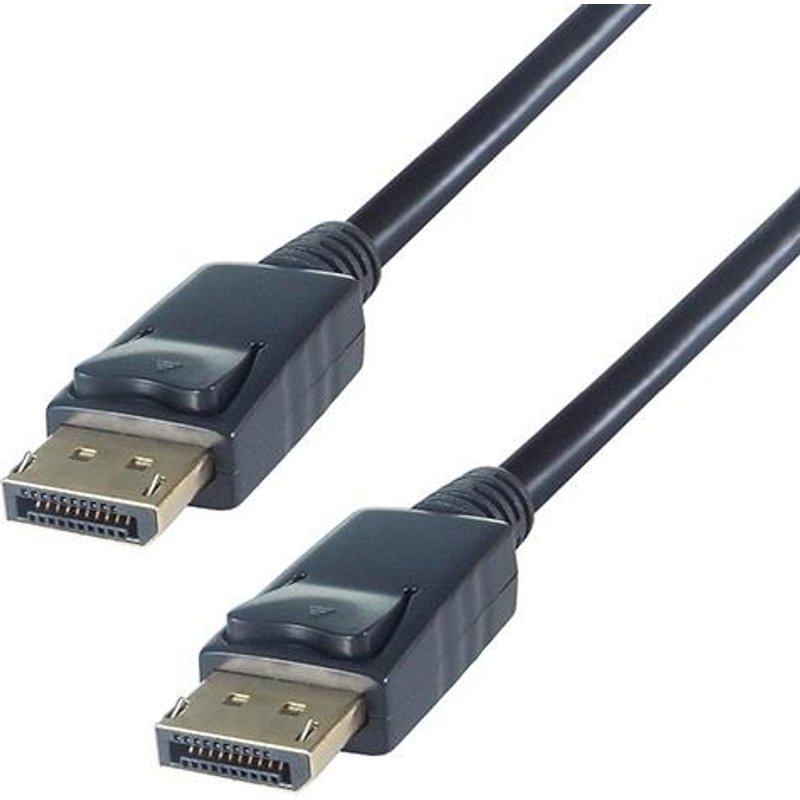 connektgear 1m V1.2 4K DisplayPort Connector Cable - Male to Male Gold Lockable Connectors