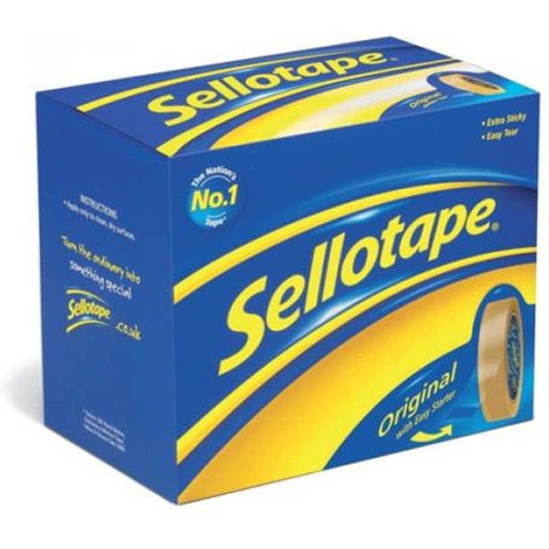 Sellotape 1443268 stationery tape 66 m Gold 12 pc(s)