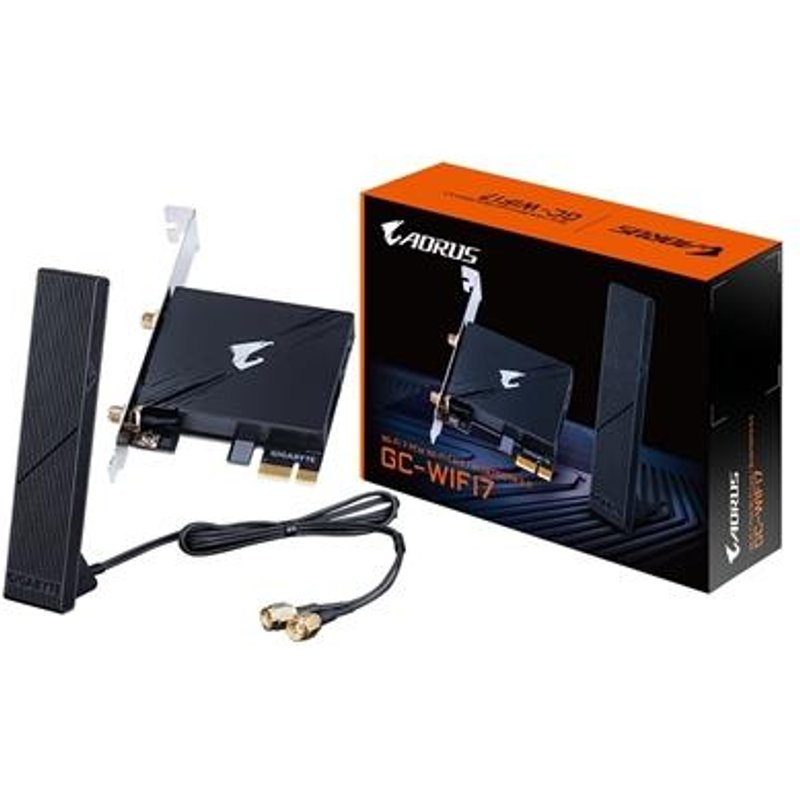 GIGABYTE GC-WIFI7 network card Internal WLAN / Bluetooth 5800 Mbit/s