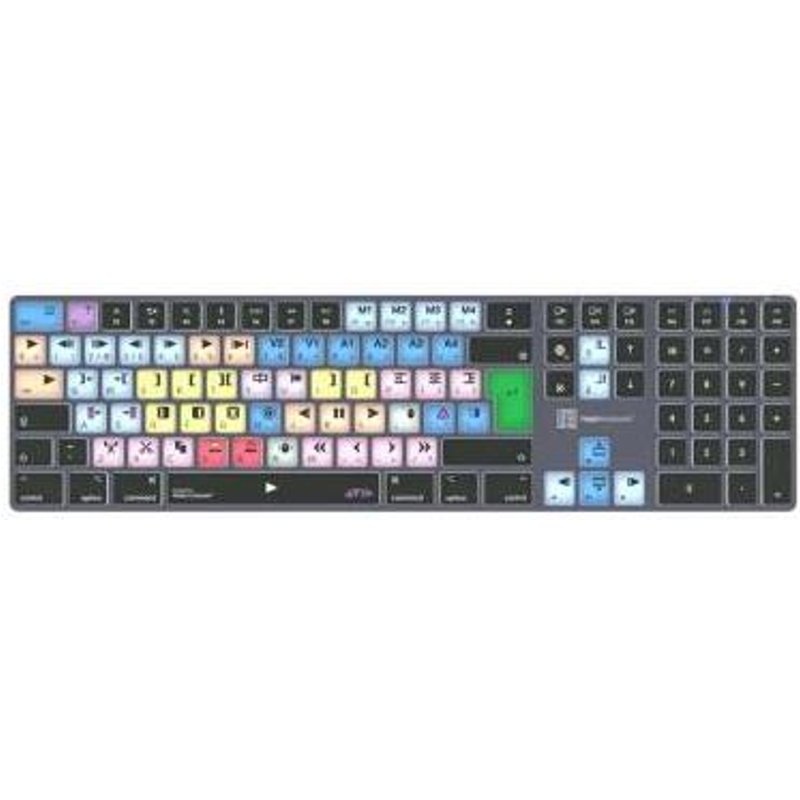Logickeyboard LKB-MCOM4-TM-UK keyboard Office Bluetooth QWERTY English Grey Titanium