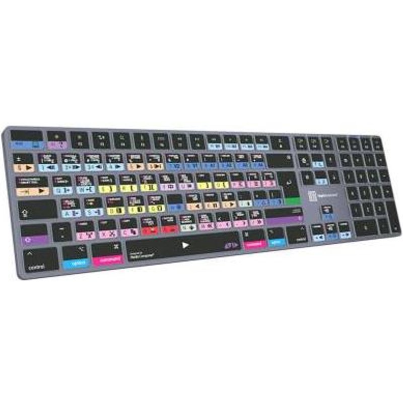 Logickeyboard LKB-MCOMP-TM-UK keyboard Office Bluetooth QWERTY English Grey Titanium