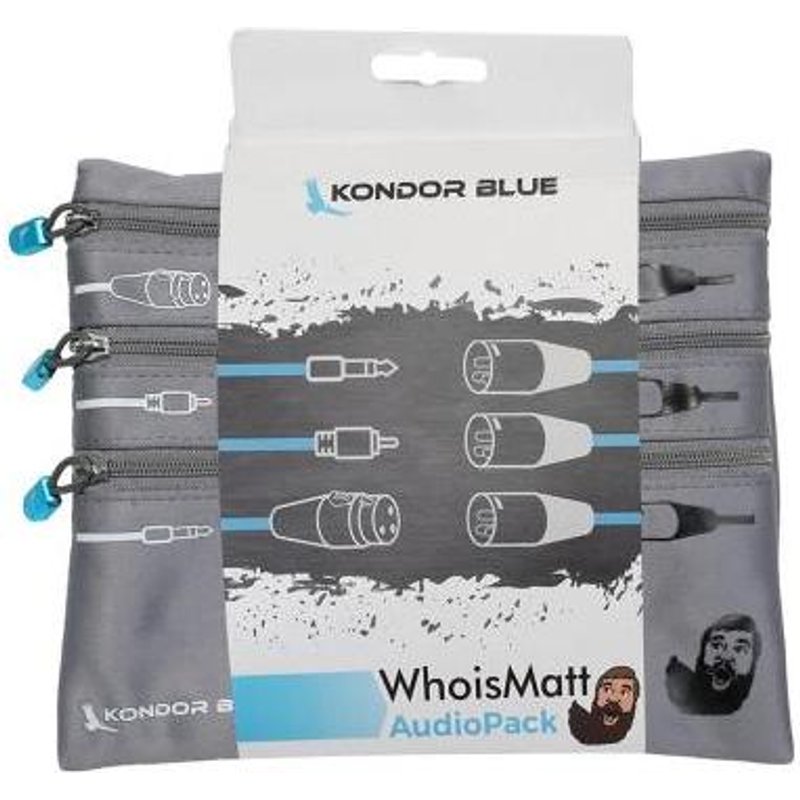 Kondor Blue KB-WIM-AP audio cable 1.5 m XLR Grey