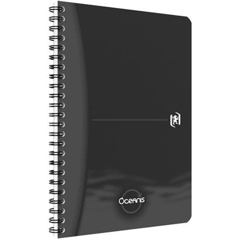 Oceanis A5 Twin Wire Notebook Ruled Black - 400180064