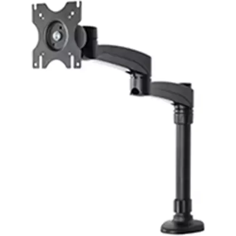 B-Tech Flat Screen Desk Mount with Double Arm Clamp 9 kg 71.1 cm (28") 100 x 100 mm Height adjustment Black