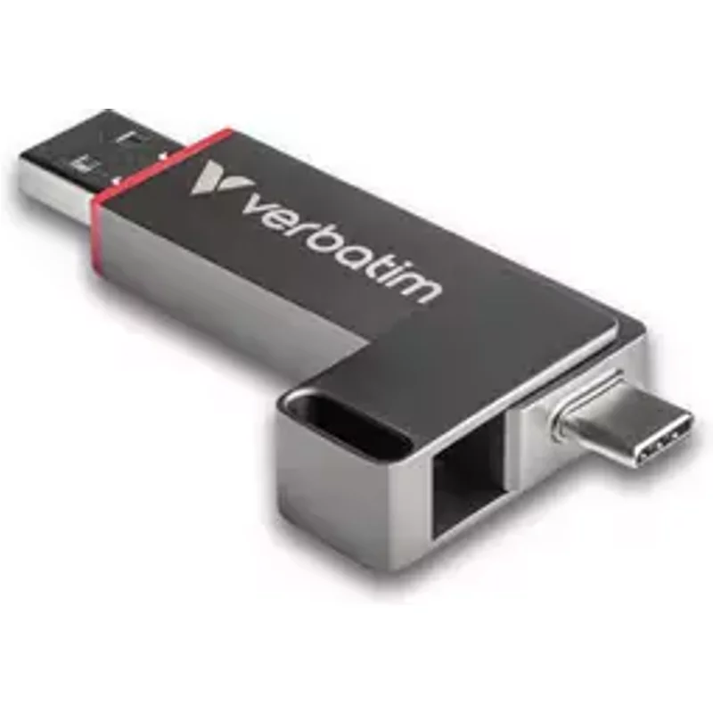 Verbatim Dual QuickStick USB flash drive 512 GB USB Type-A / USB Type-C 3.2 Gen 1 (3.1 Gen 1) Grey