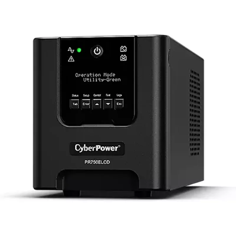 CyberPower PR750ELCD uninterruptible power supply (UPS) Line-Interactive 0.75 kVA 675 W 6 AC outlet(s)