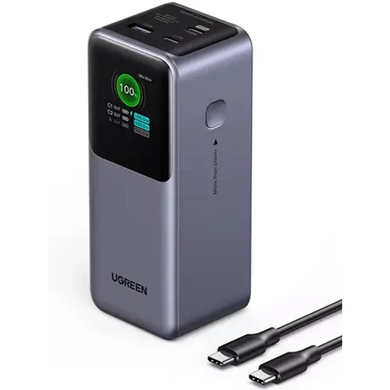 Ugreen 20000mAh 130W Fast Charging Powerbank Lithium Grey