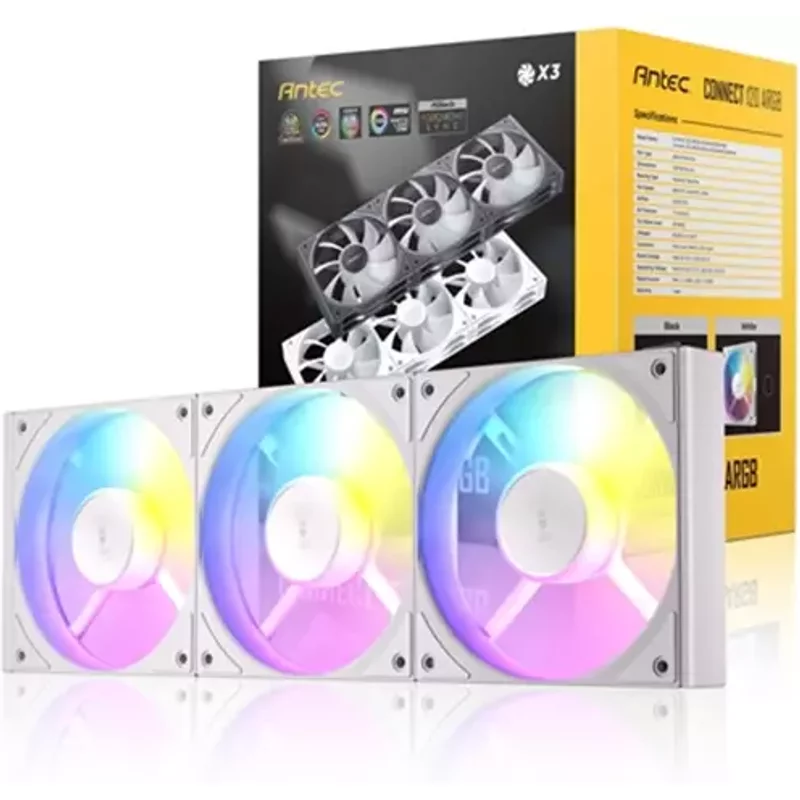 Antec C120 ARGB Computer case Fan 12 cm White 3 pc(s)