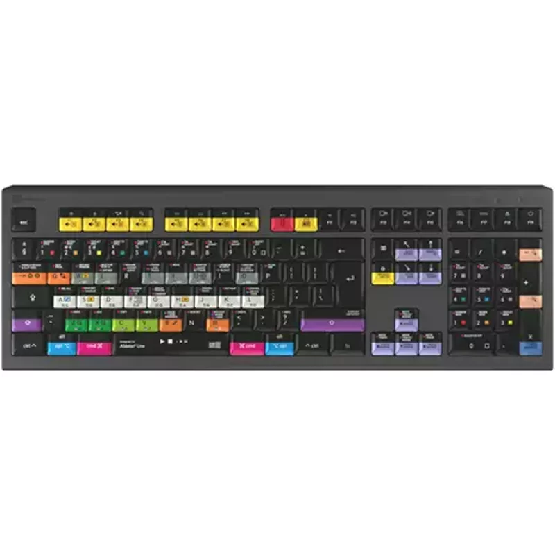 Logickeyboard Ableton Live Astra 2 keyboard Universal USB QWERTY English Black