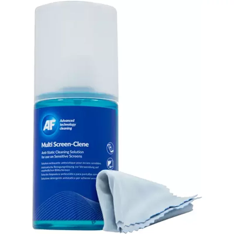 AF MCA_200MIF equipment cleansing kit Screens/Plastics Equipment cleansing dry cloths & liquid 200 ml