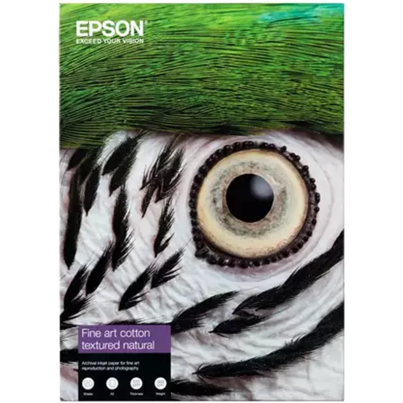 Epson Fine Art Cotton Textured Natural II, A4 25 Sheets