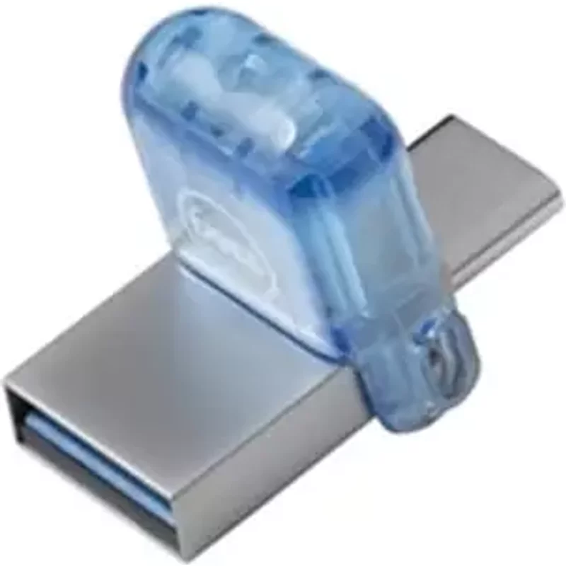 DELL AB135396 USB flash drive 128 GB USB Type-A / USB Type-C 3.2 Gen 1 (3.1 Gen 1) Blue, Silver
