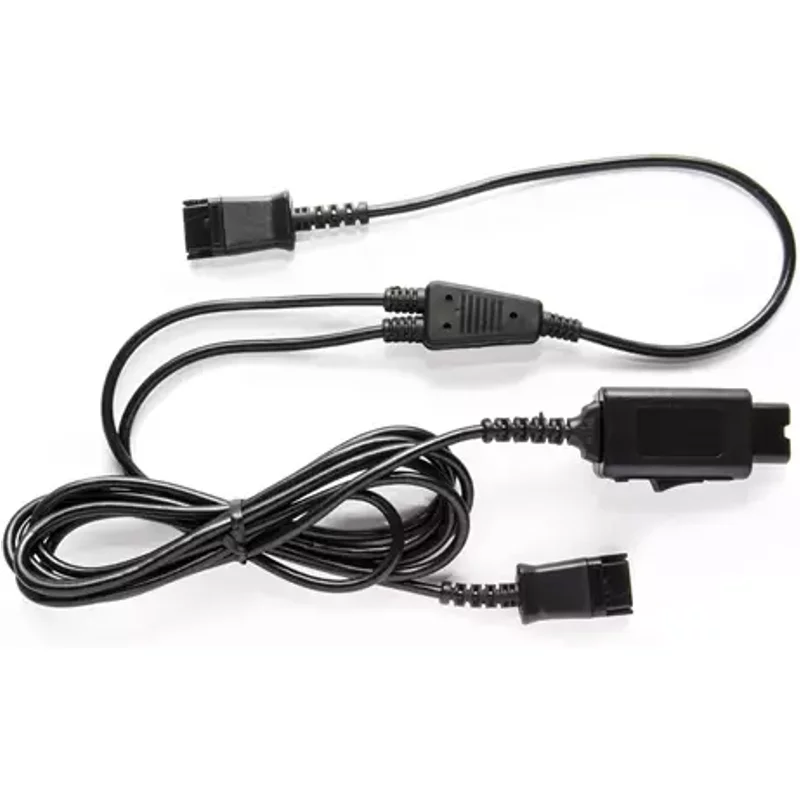 V7 BL-11+P telephone cable 2 m Black