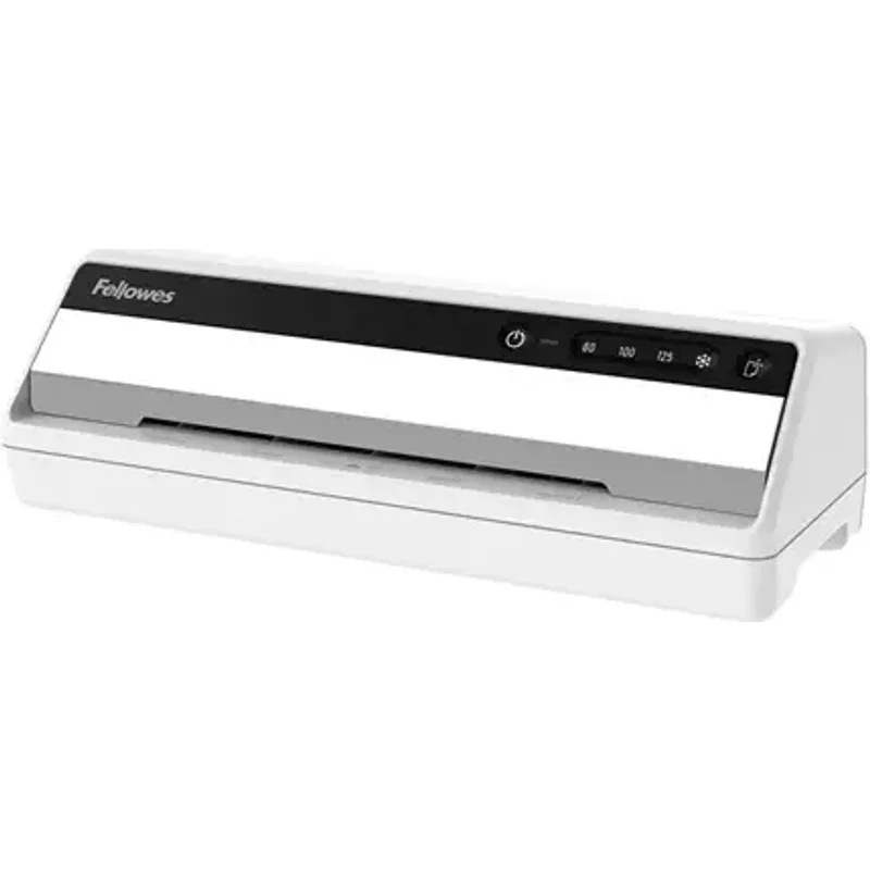 Fellowes A4 Laminator Machine Saturn A4 Laminating Machine 80 to 125 Micron 10 A4 Laminating Pouch Starter Pack Included 23.5 cm Cold/hot laminator 1 min 300 mm/min 0.125 mm A4