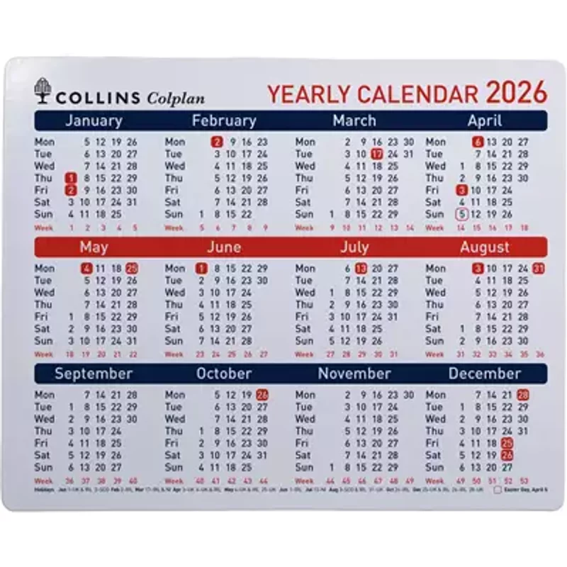 Collins Yearly Planner A4 2026 CDS1-26 - 823061