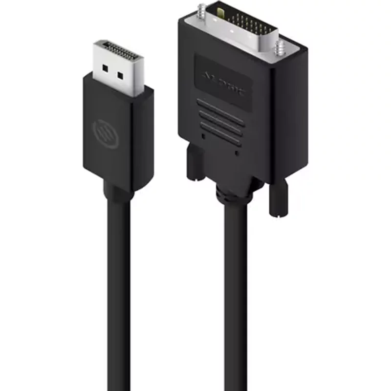 ALOGIC 2m DisplayPort to DVI Cable - Male to Male - ELEMENTS Series