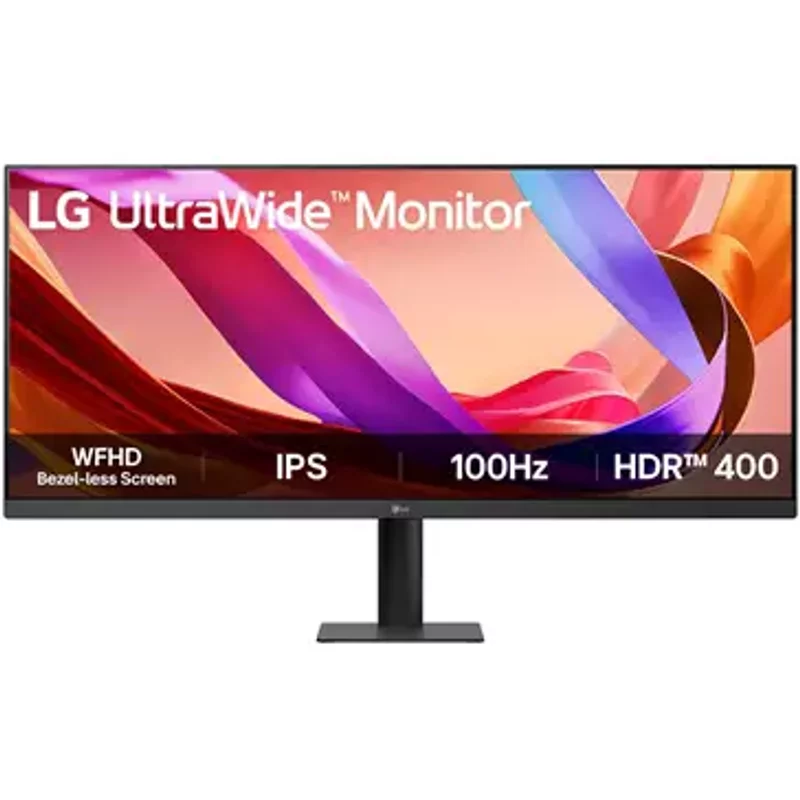 LG UltraWide U5 Monitor (34U511A) - 34-inch 21:9 UltraWide WFHD (2560x1080) IPS Display sRGB 99% HDR400 100Hz Refresh Rate Eye-Care Features Clutter-free Design Height Adjustable 86.4 cm (34") 2560 x 1080 pixels WFHD LCD 1 ms Black